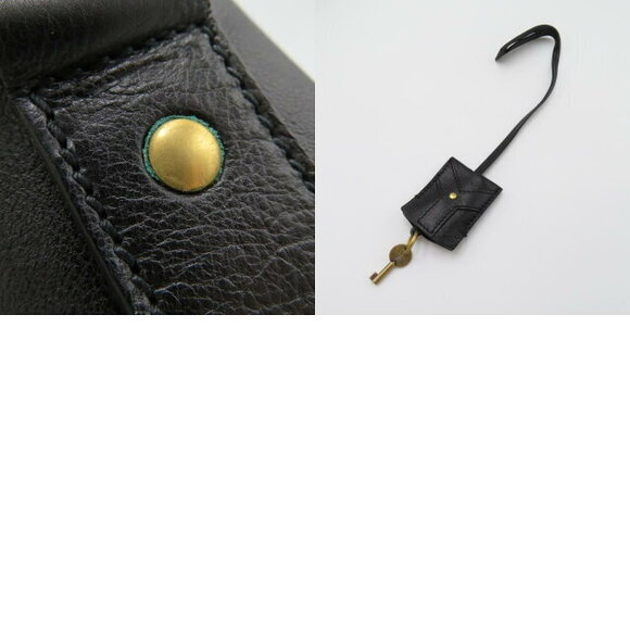 Saint Laurent Leather Yves Bag Tote Black Muse - Picture 10 of 10